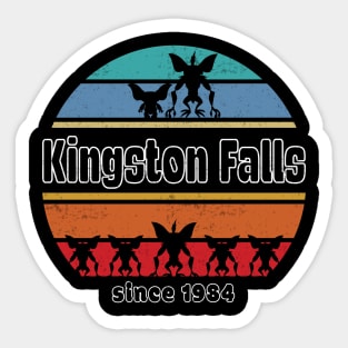 Gremlins Kingston Falls Cult Movies 80s Sticker